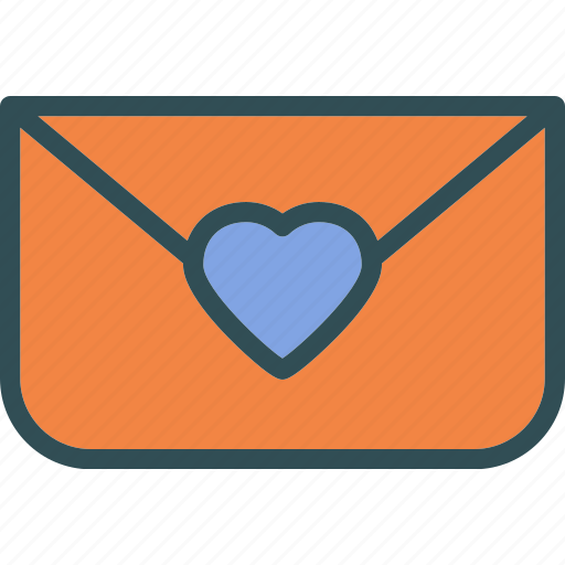 Envelopemail, heart, love, romance icon - Download on Iconfinder