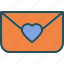 envelopemail, heart, love, romance 