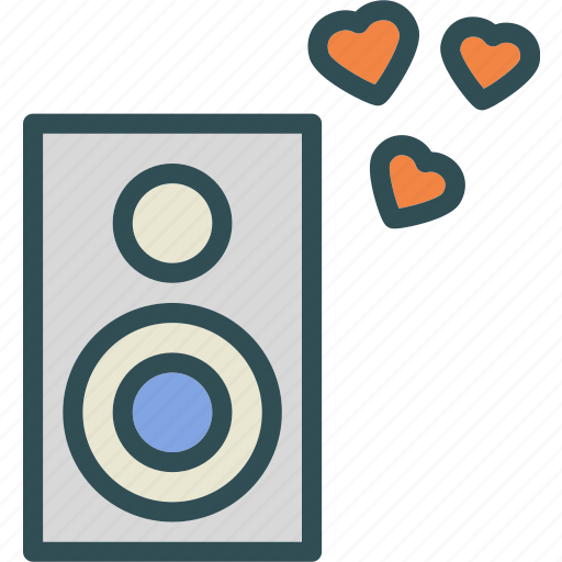 Heart, love, romance, romanticmusic icon - Download on Iconfinder
