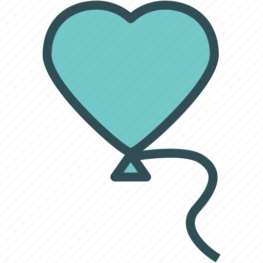 Balloon, heart, love, romance icon - Download on Iconfinder