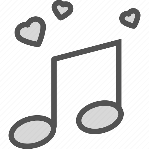 Heart, love, romance, usic icon - Download on Iconfinder