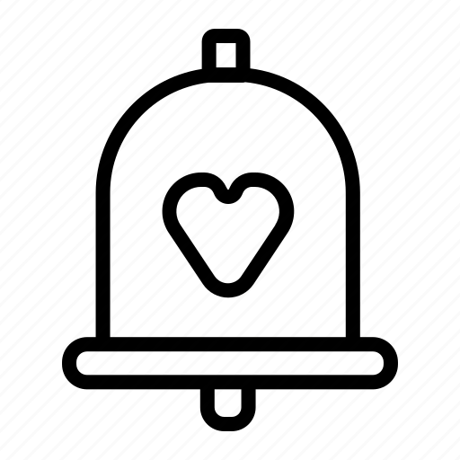 Bell, notification, love, heart icon - Download on Iconfinder