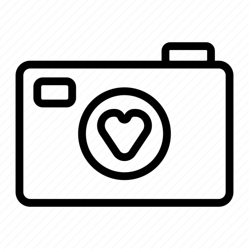 Camera, photography, photo, love, heart icon - Download on Iconfinder
