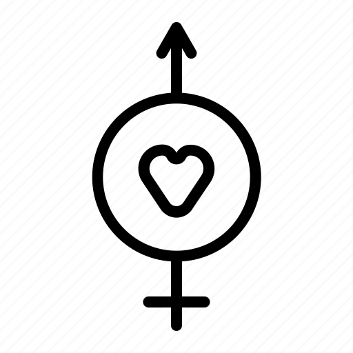Genders, male gender, love, heart icon - Download on Iconfinder