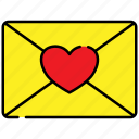 love, like, favorite, mail, message, heart