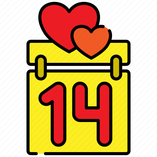 Love, like, favorite, valentine, calendar icon - Download on Iconfinder