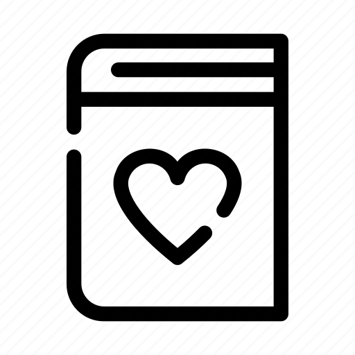 Book, reading, love, valentine icon - Download on Iconfinder