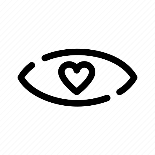 Eye, vision, love, valentines icon - Download on Iconfinder
