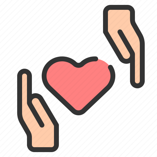 Give love, hand heart, self care, selfcare, honesty, voluntary, give icon - Download on Iconfinder