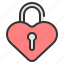 padlock, locked, heart lock, security, lock, protection, password, valentine, love 