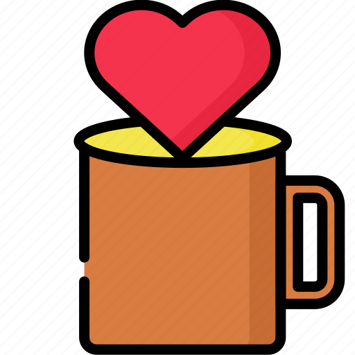 Love, cup, coffee, valentine, drink icon - Download on Iconfinder