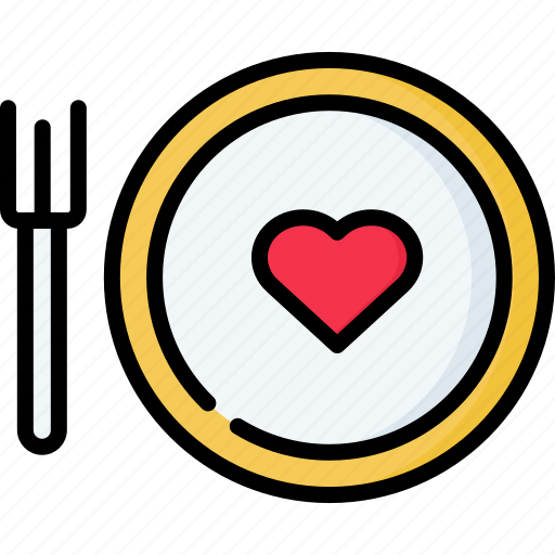 Love, dish, valentine, couple icon - Download on Iconfinder