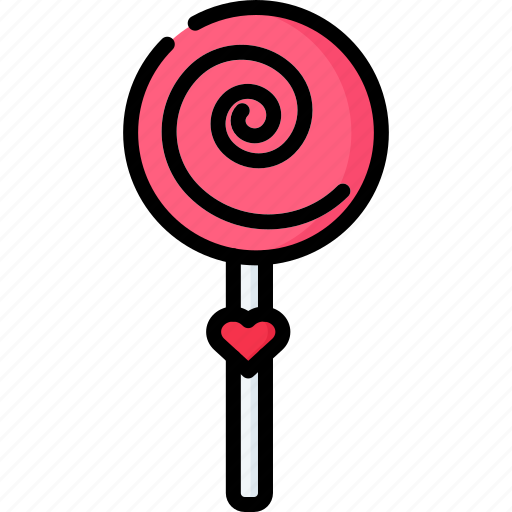 Love, lolipop, valentine, romance icon - Download on Iconfinder