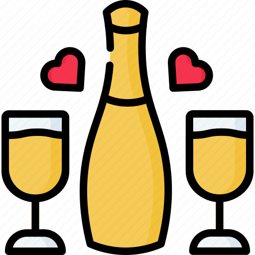 Love, wine, bottle, valentine icon - Download on Iconfinder