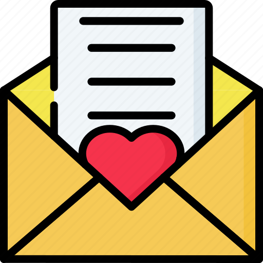 Love, letter, heart, message, valentine icon - Download on Iconfinder