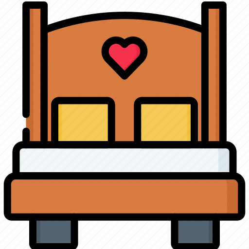 Love, bed, couple, valentine icon - Download on Iconfinder