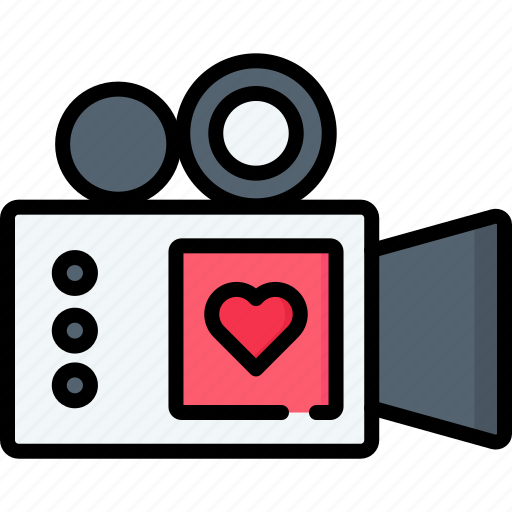 Love, videorecorder, valentine, couple icon - Download on Iconfinder