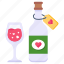 love drink, wine, romantic drink, valentine drink, alcohol 