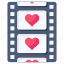 love reel, romantic reel, romantic film, romantic filmstrip, romantic movie 