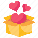 love box, valentine box, gift, valentine surprise, romantic surprise