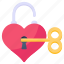 love key, heart lock, latch, love lock, padlock 