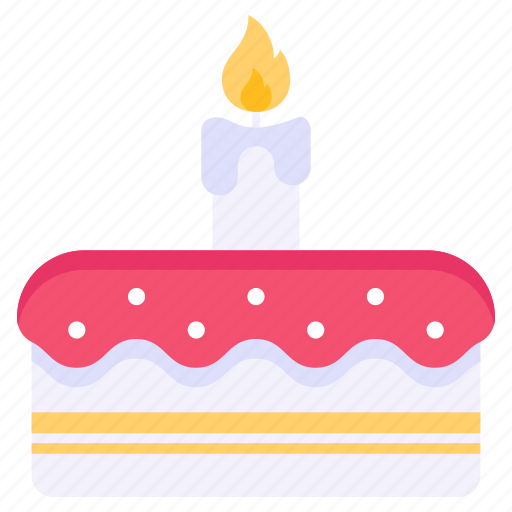 Candle cake, valentine cake, cake, dessert, sweet icon - Download on Iconfinder