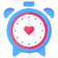 valentine alarm, alarm clock, timer, timekeeper, timepiece 