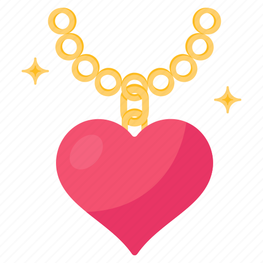 Pendant, heart locket, choker, jewelry, locket icon - Download on Iconfinder