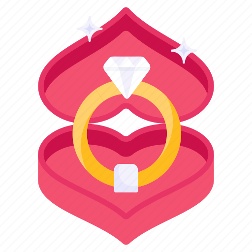 Wedding ring, engagement ring, diamond ring, jewelry, proposal ring icon - Download on Iconfinder
