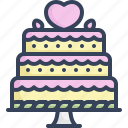 wedding, cake, celebration, love, marriage