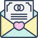 wedding, wedding invitation, marriage, card, mail