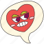love, sticker, chat, message, text, dialogue, heart, valentine 