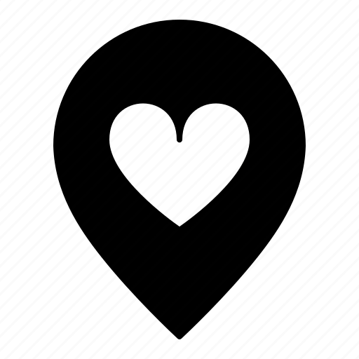 Location, heart, wedding, love icon - Download on Iconfinder