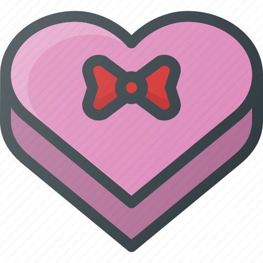 Celebration, chokolate, day, gift, heart, love, romantic icon - Download on Iconfinder