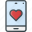 love, message, mobile 