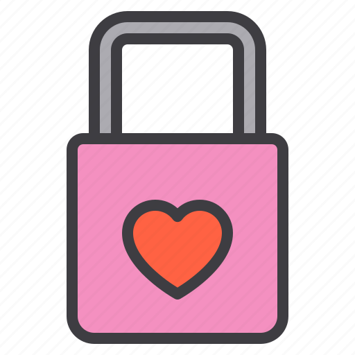 Couple, design, heart, key, lock, love icon - Download on Iconfinder