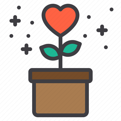 Couple, design, heart, love, tree icon - Download on Iconfinder