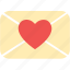 love, envelope, heart, mail, message, valentine 