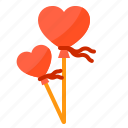 balloon, couple, design, heart, love