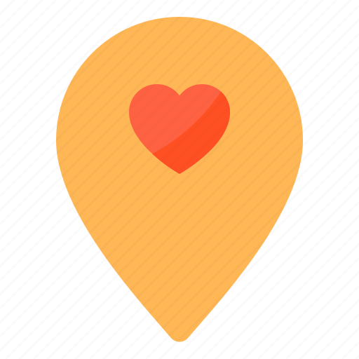 Couple, design, heart, location, love icon - Download on Iconfinder