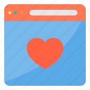 couple, design, heart, love, website
