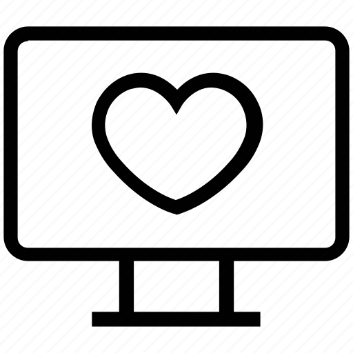 Lcd, love message, love sign, love symbol, screen heart icon - Download on Iconfinder