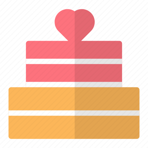 Cake, dating, heart, valentine, wedding icon - Download on Iconfinder