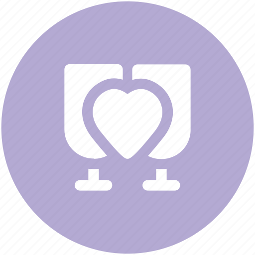 Cheers, drink, heart sign, love perception, passion, sentimental, valentine day icon - Download on Iconfinder