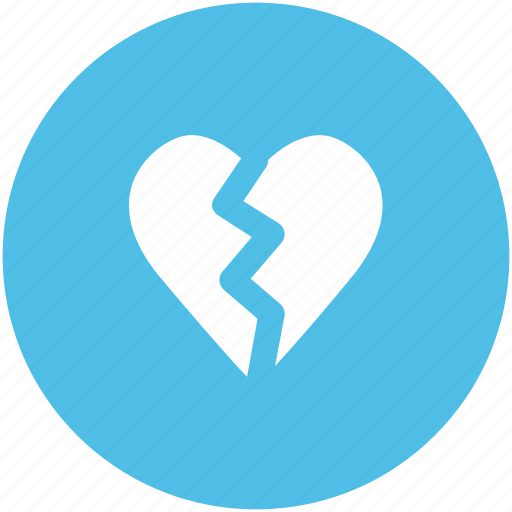 Breakup, broken heart, divorce, flirting, heartbreak, hurt, separation icon - Download on Iconfinder