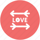 desire, directional arrows, happiness, love, love word, passion, romance