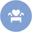 chair, couch, decorating, furniture, heart shape, love theme, sofa 