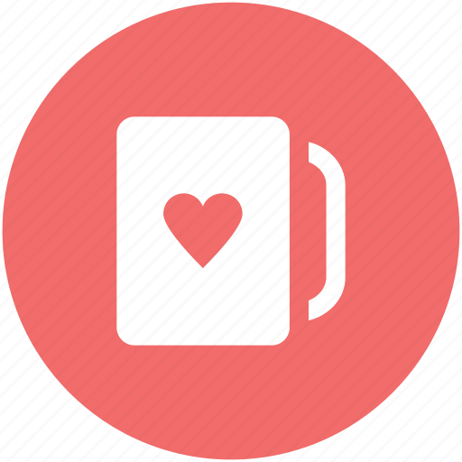 Beverage, coffee mug, drink, friendship, heart symbol, love, valentine day icon - Download on Iconfinder