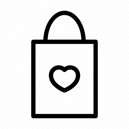 Bag, envelope, heart, love, shopping icon - Download on Iconfinder