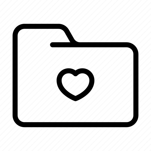 Directory, favorite, folder, love, valentine icon - Download on Iconfinder